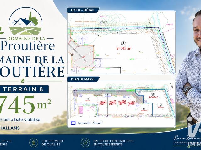 Terrain vente à Les Sables-d'Olonne, Challans