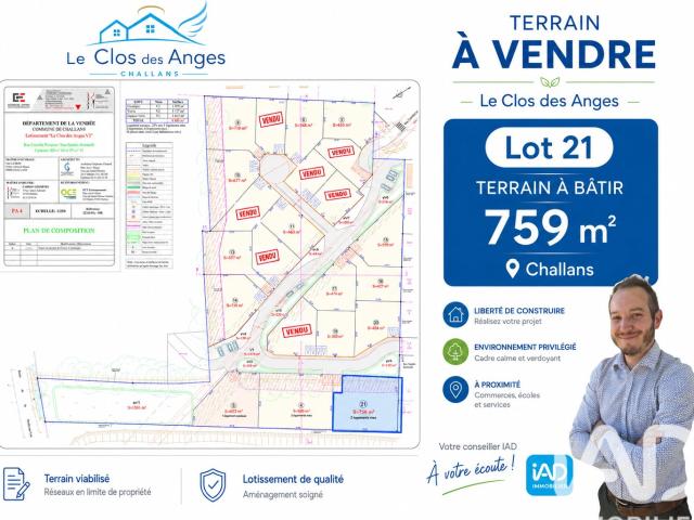 Terrain vente à Les Sables-d'Olonne, Challans