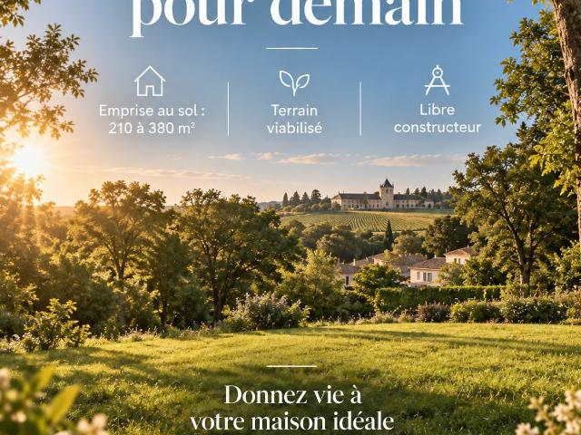 Terrain vente à Bordeaux, Martillac