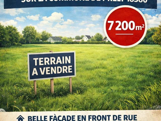 Terrain vente à Vierzon, Presly