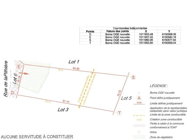 Terrain vente à Poitiers, Tercé