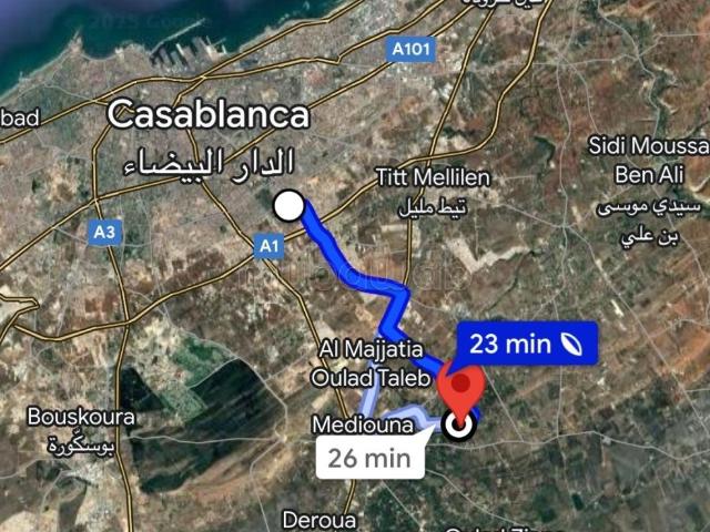 Terrain vente à Mediouna, Gharb-Chrarda-Beni Hssen