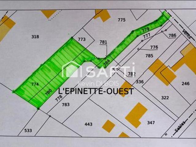 Terrain vente à Châtellerault, Lencloître