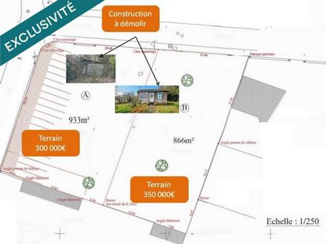 Terrain vente à Palaiseau, Bures-sur-yvette