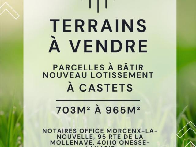 Terrain vente à Dax, Castets