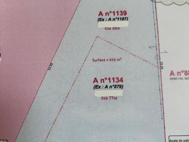 Terrain vente à Cambrai, Honnecourt-sur-escaut