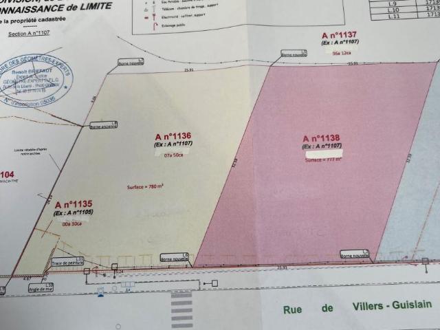 Terrain vente à Cambrai, Honnecourt-sur-escaut