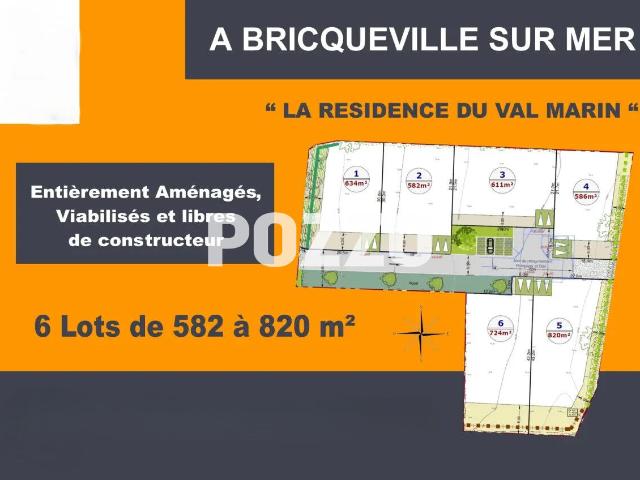 Terrain vente à Avranches, Bricqueville-sur-mer