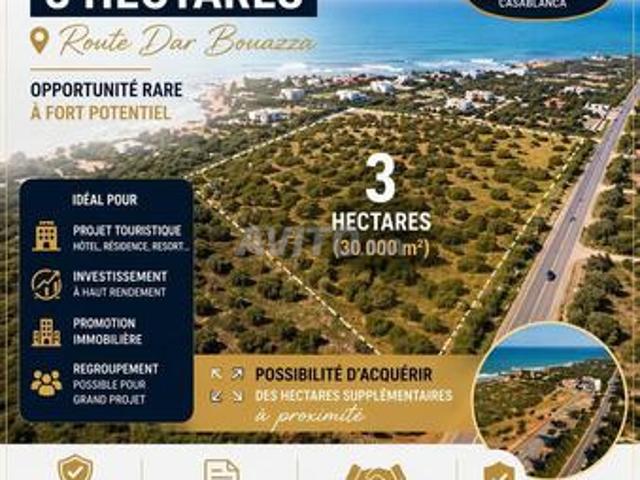 Propriété vente à Dar Bouazza, Gharb-Chrarda-Beni Hssen