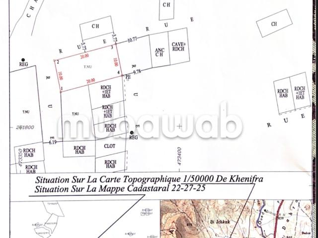 Terrain vente à Khénifra