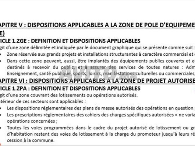 Propriété vente à L'Oriental