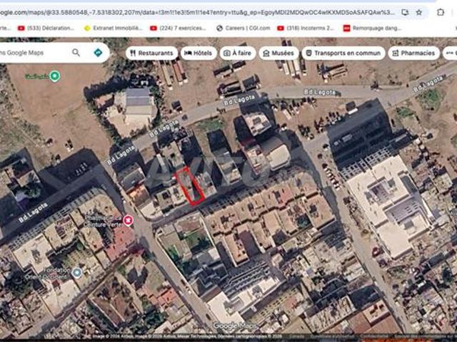 Propriété vente à Anfa, Sidi Moumen