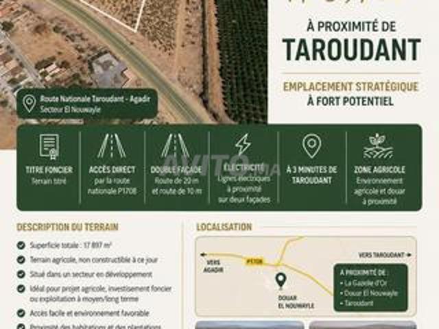 Propriété vente à Taroudant, Oued ed Dahab-Lagouira