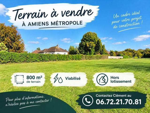 Terrain vente à Amiens, Somme