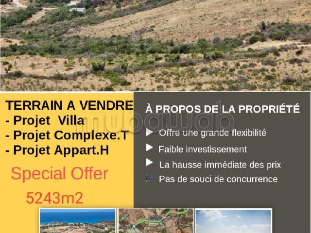Terrain vente à Tangero, Tanger-Tétouan