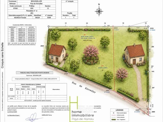 Terrain vente à Bouxwiller