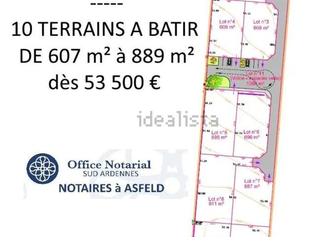 Terrain vente à Brienne-sur-Aisne, Ardennes