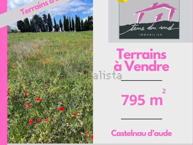 Terrain vente à Castelnau-d'Aude, Aude