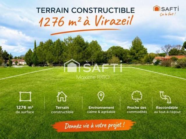 Terrain vente à Marmande, Virazeil