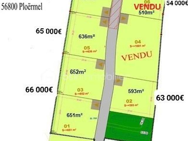 Terrain vente à Pontivy, Bretagne