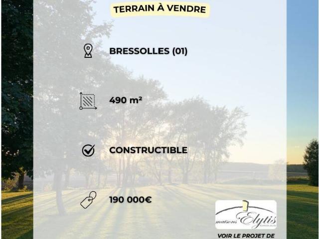 Terrain vente à Bressolles