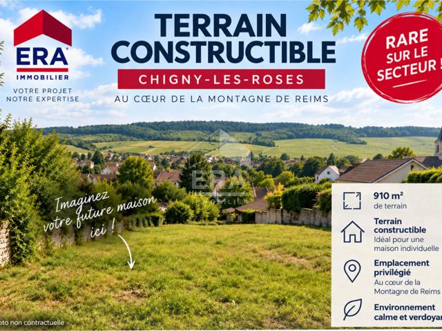 Terrain vente à Chigny-les-Roses, Marne