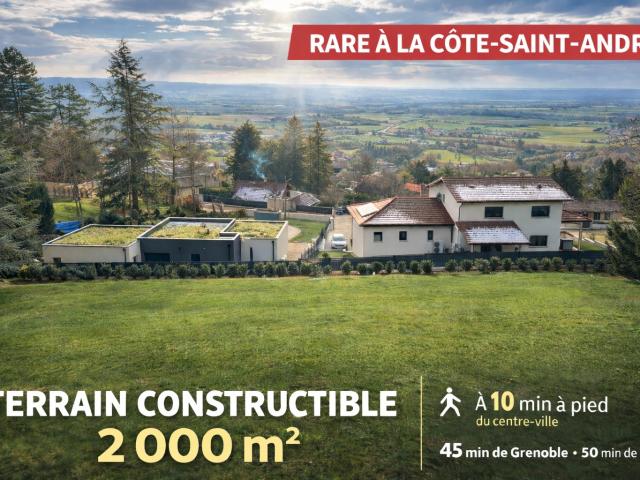 Terrain vente à La Côte-Saint-André, Isère