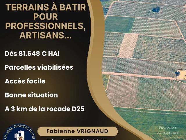 Terrain vente à Rochefort, Meschers-sur-gironde