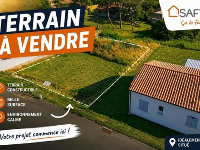 Terrain vente à Saintes, Meursac