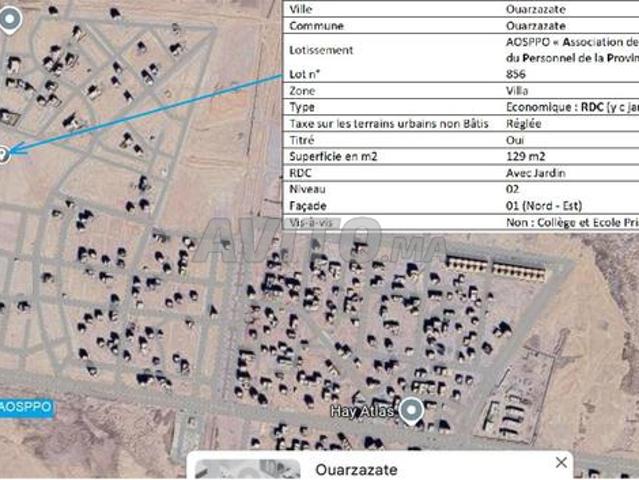 Propriété vente à Ouarzazate
