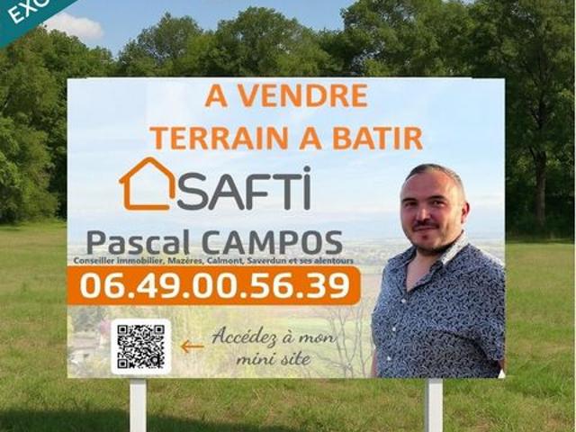 Terrain vente à Saint-Girons, Carla-bayle