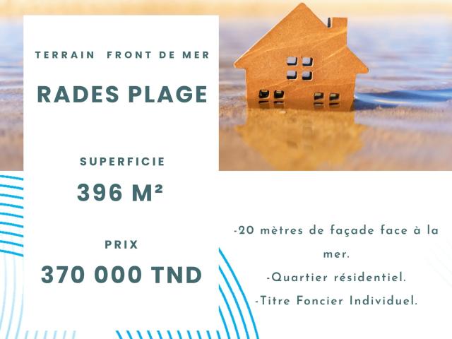 Terrain vente à Rades, Ben Arous