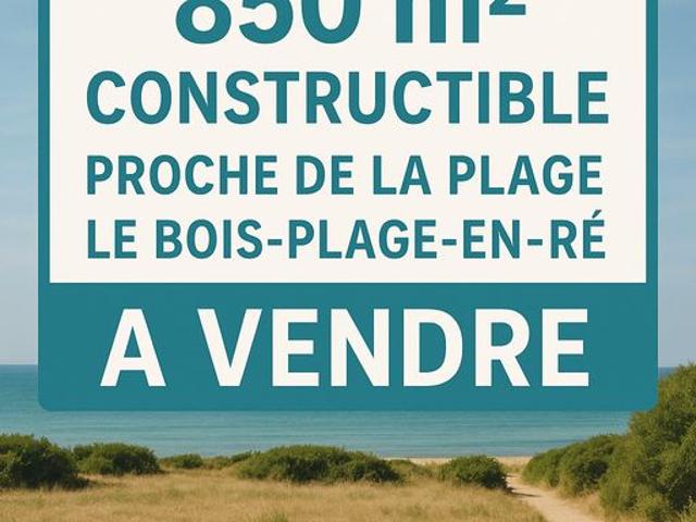 Terrain vente à Le Bois-plage-en-ré
