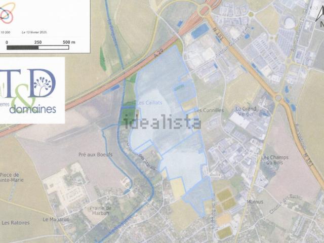Terrain vente à Les Malgrappes, Déols