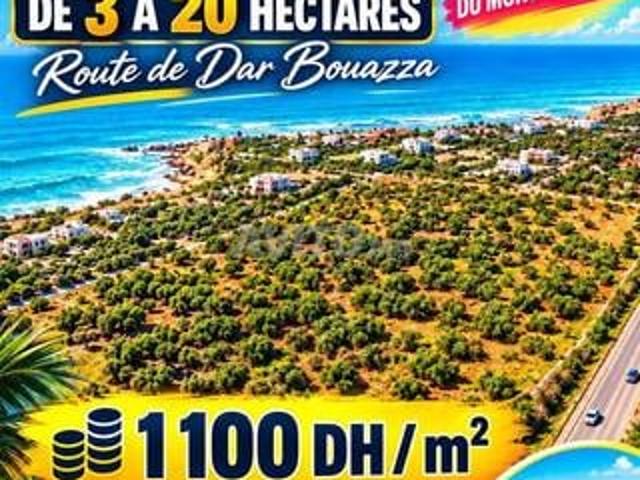Propriété vente à Dar Bouazza ⴷⴰⵕ ⴱⵓⵄⵣⵣⴰ دار بوعزة, Province de Nouaceur إقليم النواصر