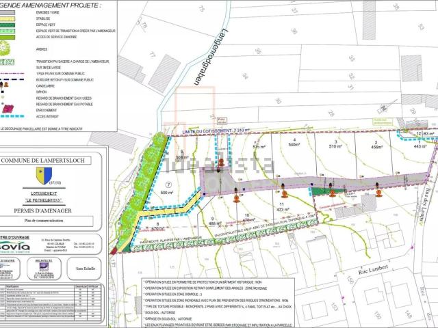 Terrain vente à Lampertsloch, Collectivité européenne d'Alsace