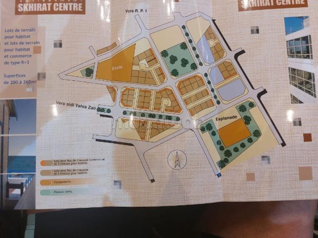 Terrain vente à Skhirat