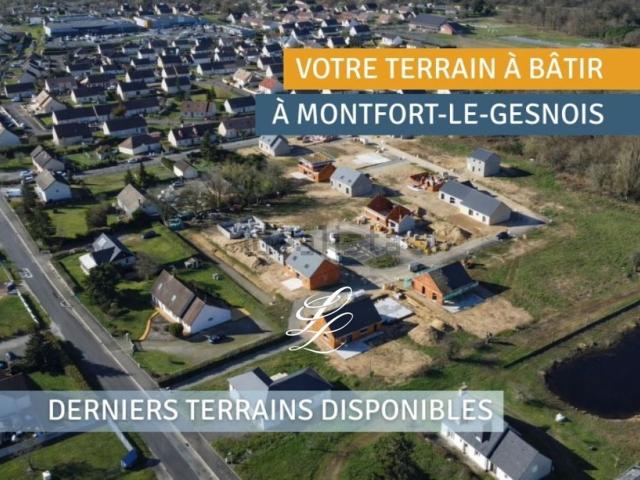 Terrain vente à Montfort-le-Gesnois, Sarthe