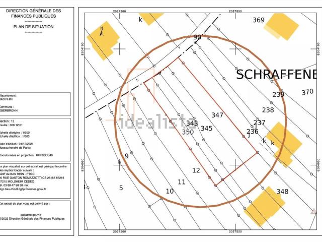 Terrain vente à Oberbronn, Collectivité européenne d'Alsace