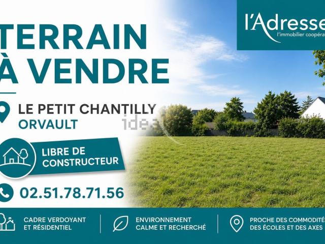 Terrain vente à Goupil, Orvault