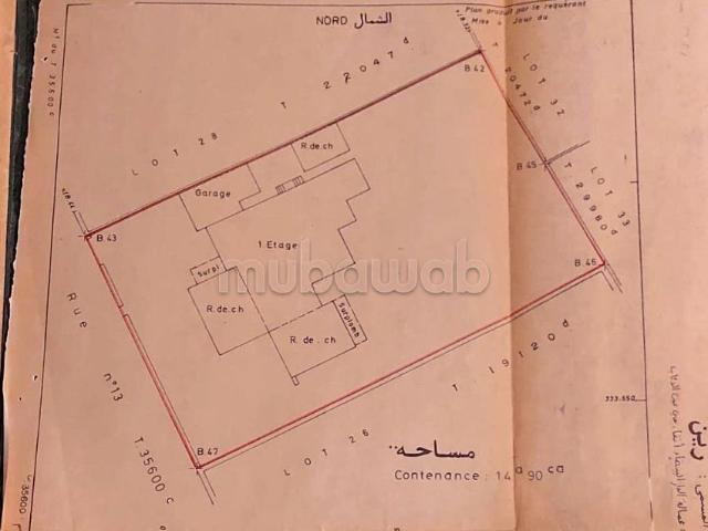 Terrain vente à Anfa, Gharb-Chrarda-Beni Hssen