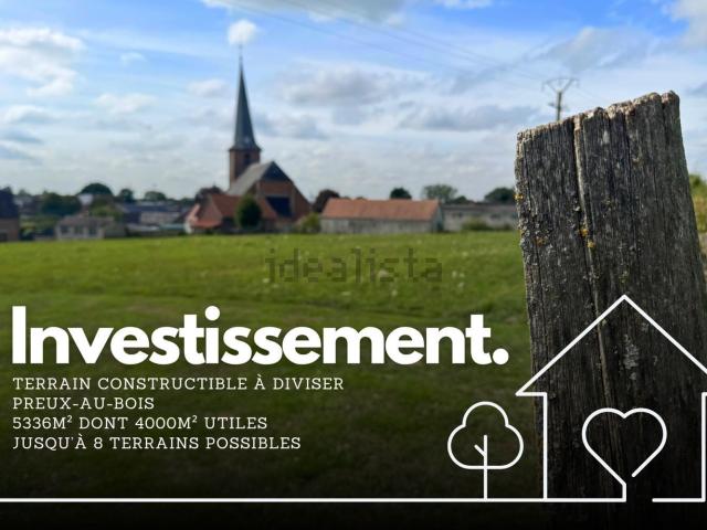 Terrain vente à Le Calvaire de Preux, Preux-au-Bois