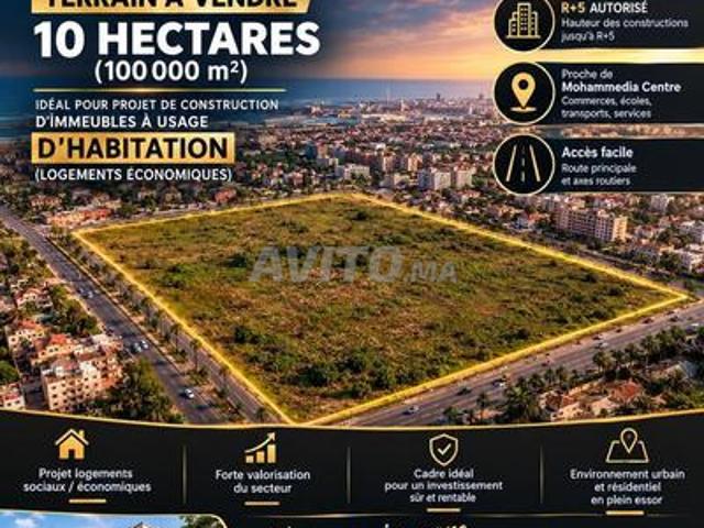 Propriété vente à Mohammedia, Gharb-Chrarda-Beni Hssen