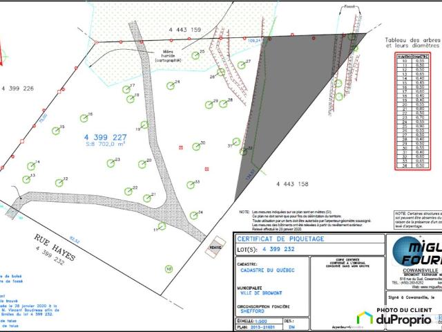 Land for sale in Bromont