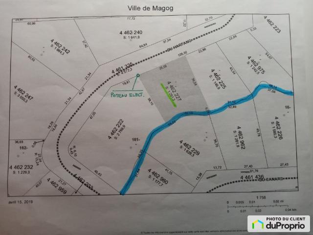 Land for sale in Magog Land for sale in Magog