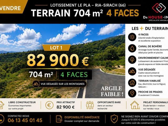 Terrain vente à Sirach, Ria-Sirach