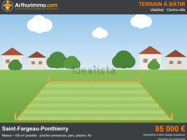Terrain vente à Saint-Fargeau-Ponthierry, Seine-et-Marne
