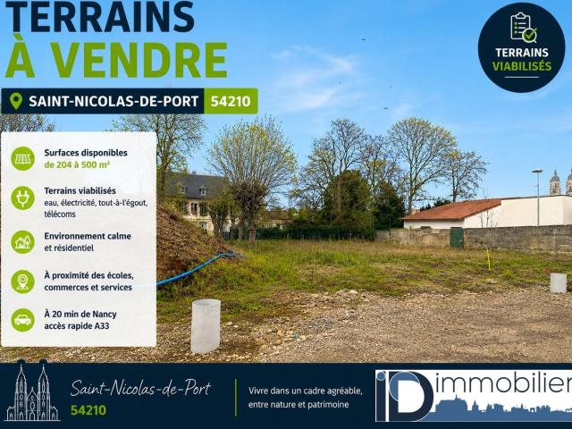 Terrain vente à Saint-Nicolas-de-Port, Meurthe-et-Moselle