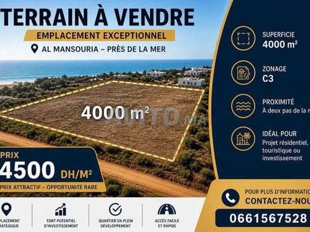 Propriété vente à Mansouria, Gharb-Chrarda-Beni Hssen