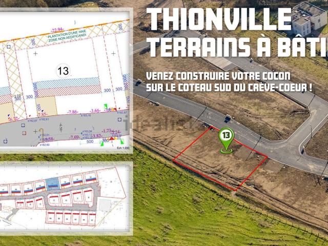 Terrain vente à Côte des Roses, Thionville